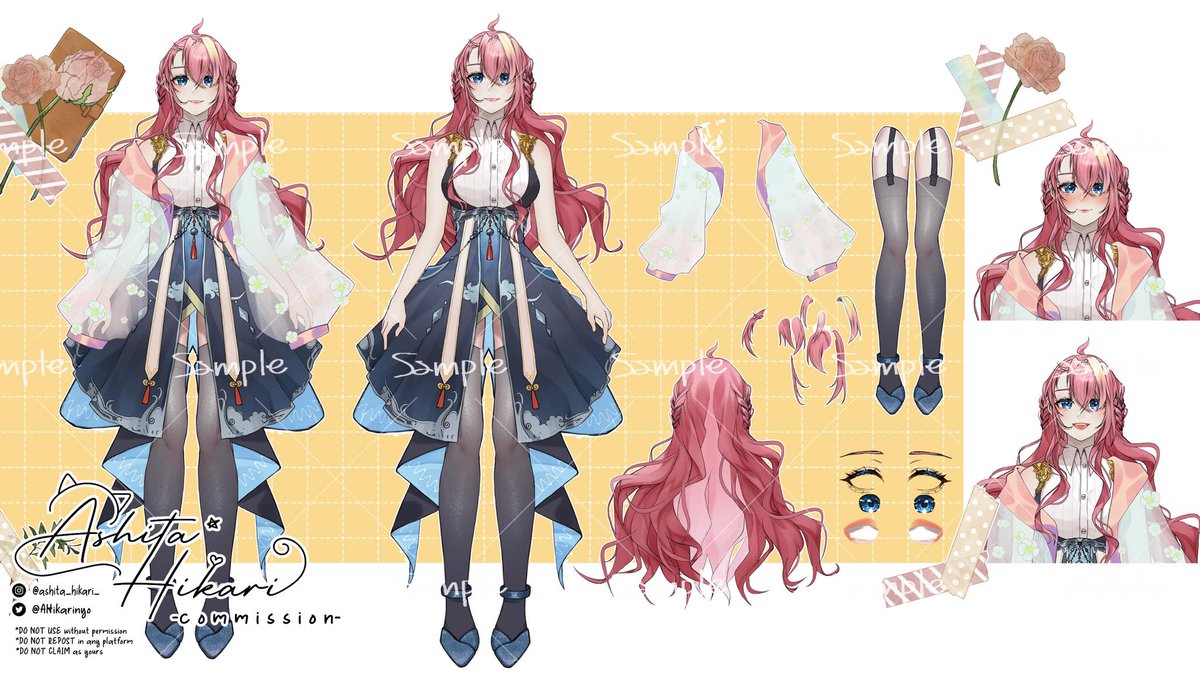 AHikarinyo's tweet photo. [OPEN ADOPT VTUBER ready to rig]
 This is my first design for ready-to-rig-model, I open auction on my deviantart(Link below)
https://t.co/7RhABexIeU

I also open for L2D model and normal Commission, check here if you're interest
https://t.co/edq1l6caEB
#Vtuber #commissionsopen https://t.co/thVZUdmfOU