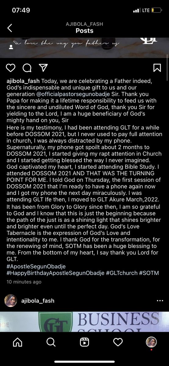 Jibsy__'s tweet photo. We are celebrating A Father Indeed today, God’s indispensable and unique Gift to us and our generation Apostle Segun Obadje. I am a huge beneficiary and THIS IS MY TESTIMONY 
#ApostleSegunObadje #HappyBirthdayApostleSegunObadje #GLTchurch #SOTM https://t.co/pKS48PCYzM