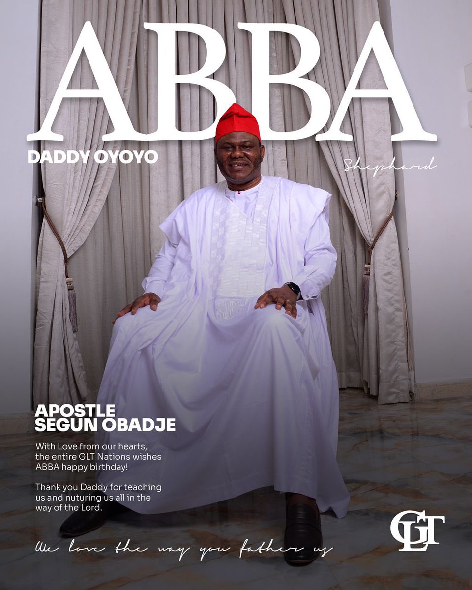 Jibsy__'s tweet photo. We are celebrating A Father Indeed today, God’s indispensable and unique Gift to us and our generation Apostle Segun Obadje. I am a huge beneficiary and THIS IS MY TESTIMONY 
#ApostleSegunObadje #HappyBirthdayApostleSegunObadje #GLTchurch #SOTM https://t.co/pKS48PCYzM