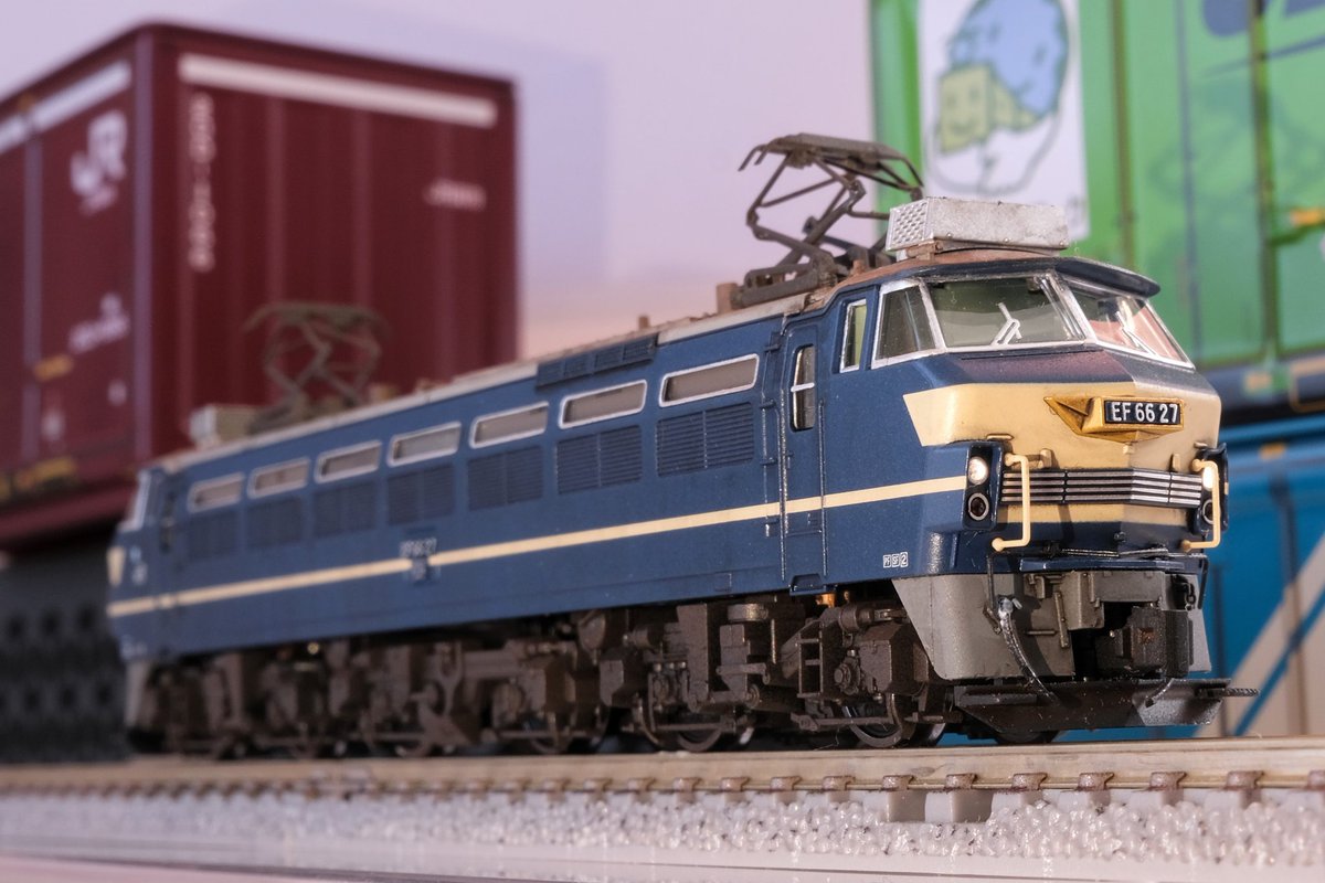 TOMIX EF66 27号機 今更ながら加工終了し完成。ヘッドライトは鐵工房の