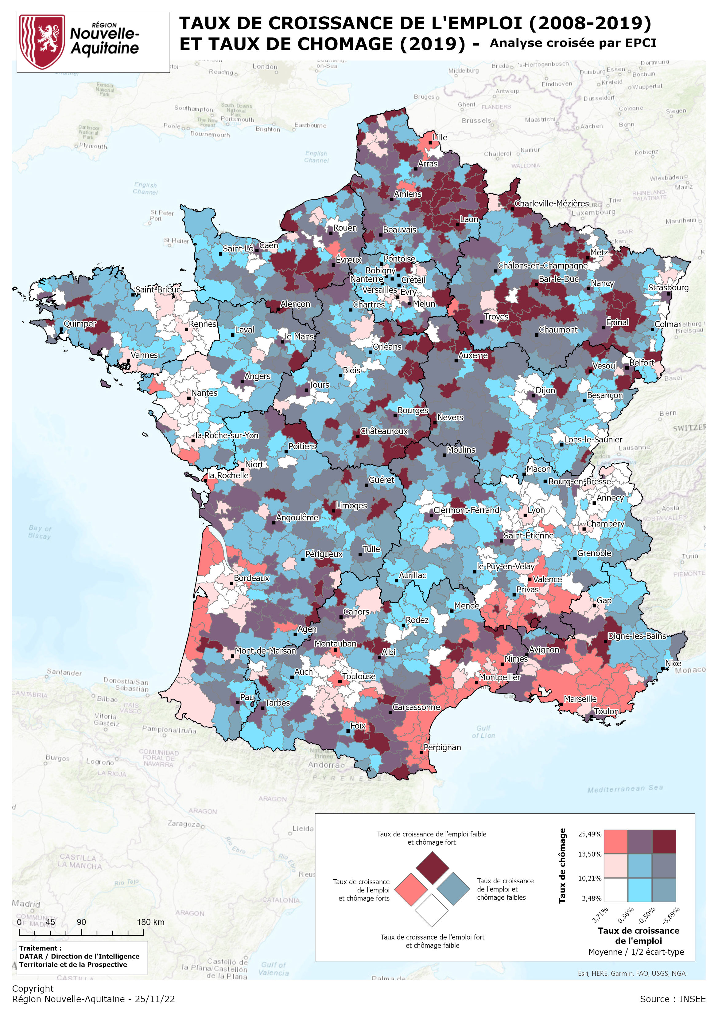 Carte France geante politique  Cartes France et monde géantes