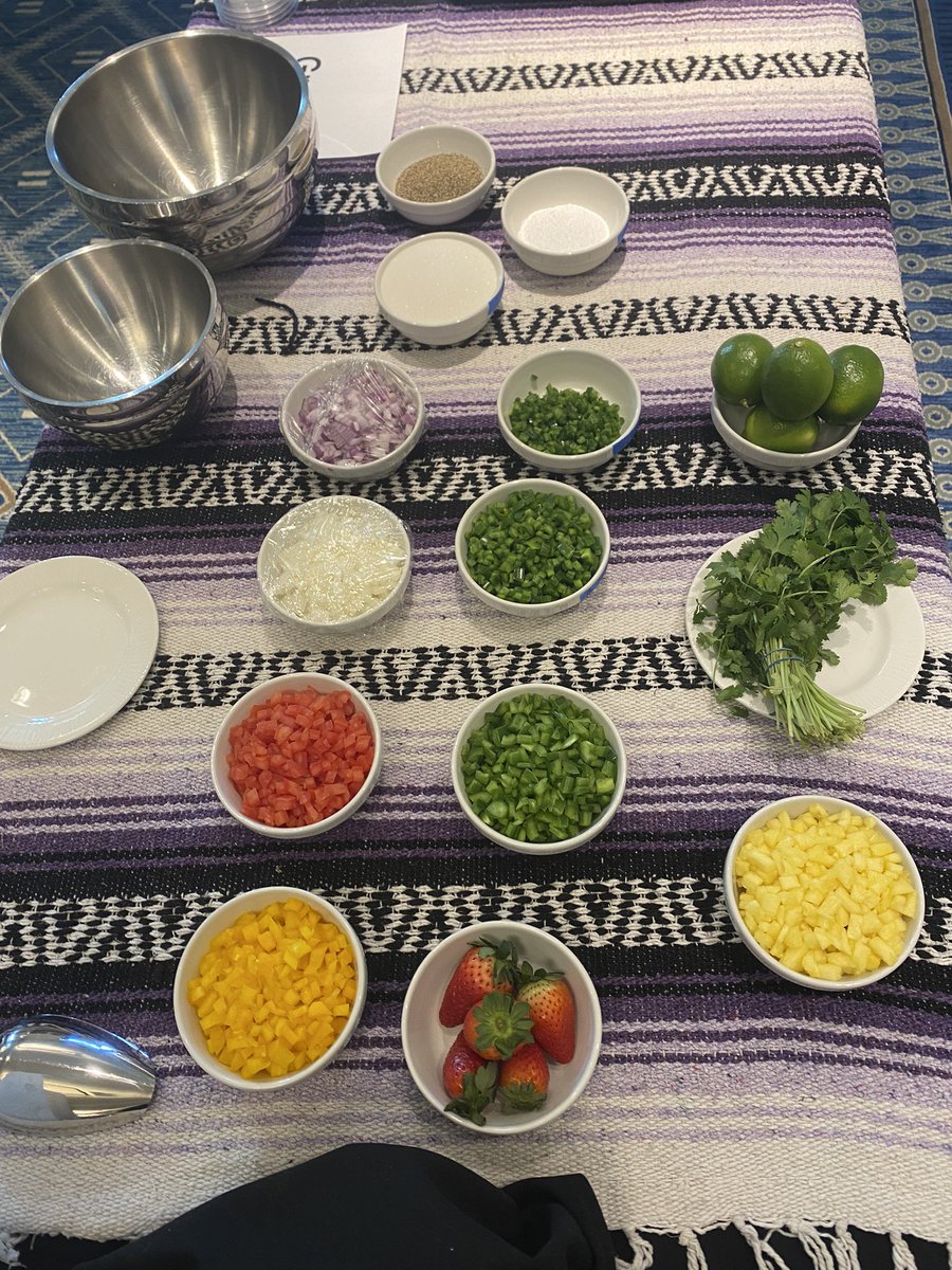 HannahZlotnick's tweet photo. A highlight of today’s @SchmidtFellows global meeting was the pico de gallo and margarita making competition 💃 #teamrooster https://t.co/cDdVE2n76P