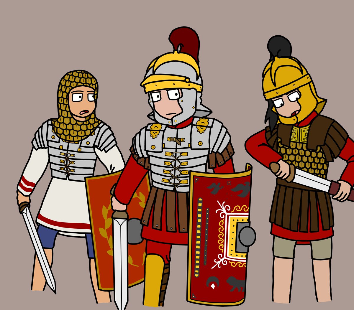 중세인쇄소 on Twitter "RT WillofRome Roman Legionaries during the crisis