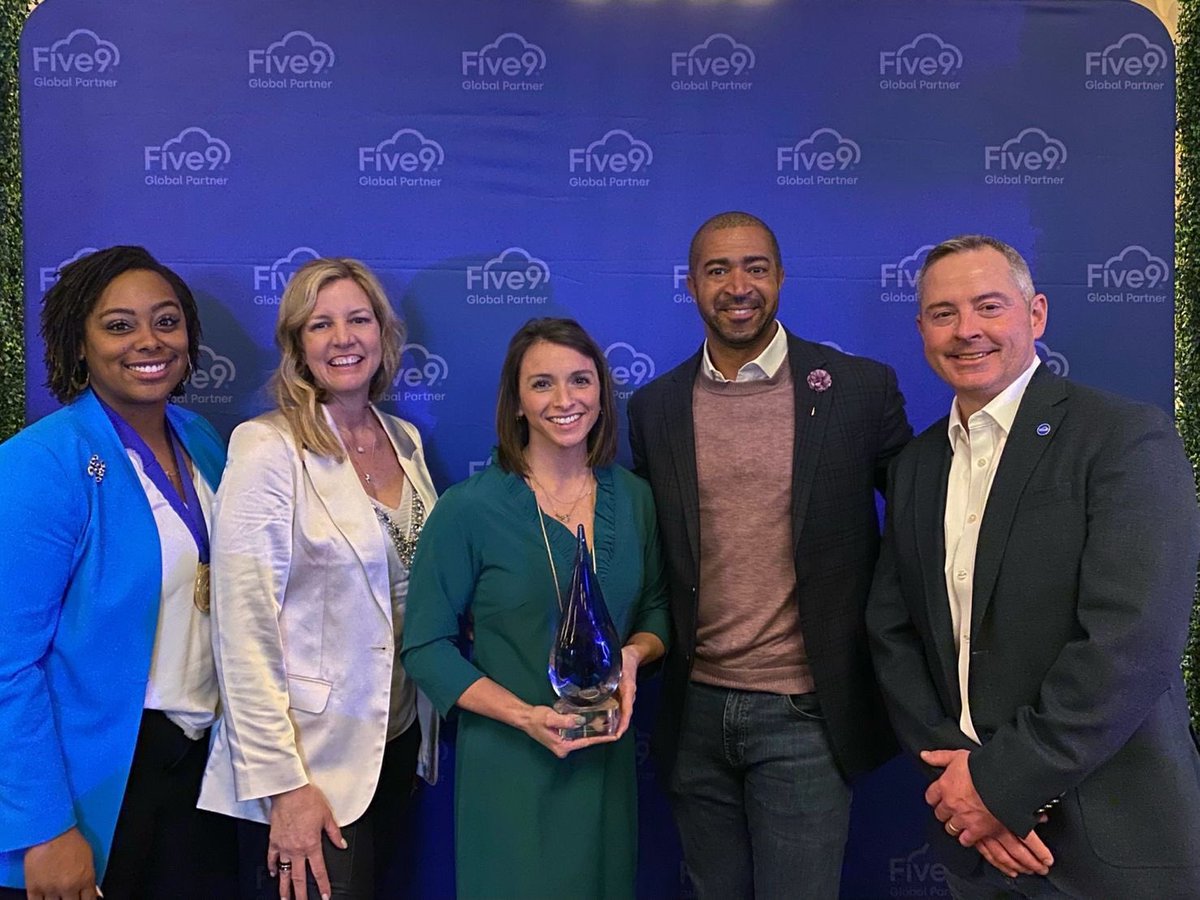 🎉Congratulations to @Intelisys, a @ScanSource Company, for being name @Five9 TSB of the year at #Five9SKO! @ButterbaughJake @kelliemcmilla16 @Staceyecolesd @MikaelaAdol @JessSheaFive9 #PartnerPowered