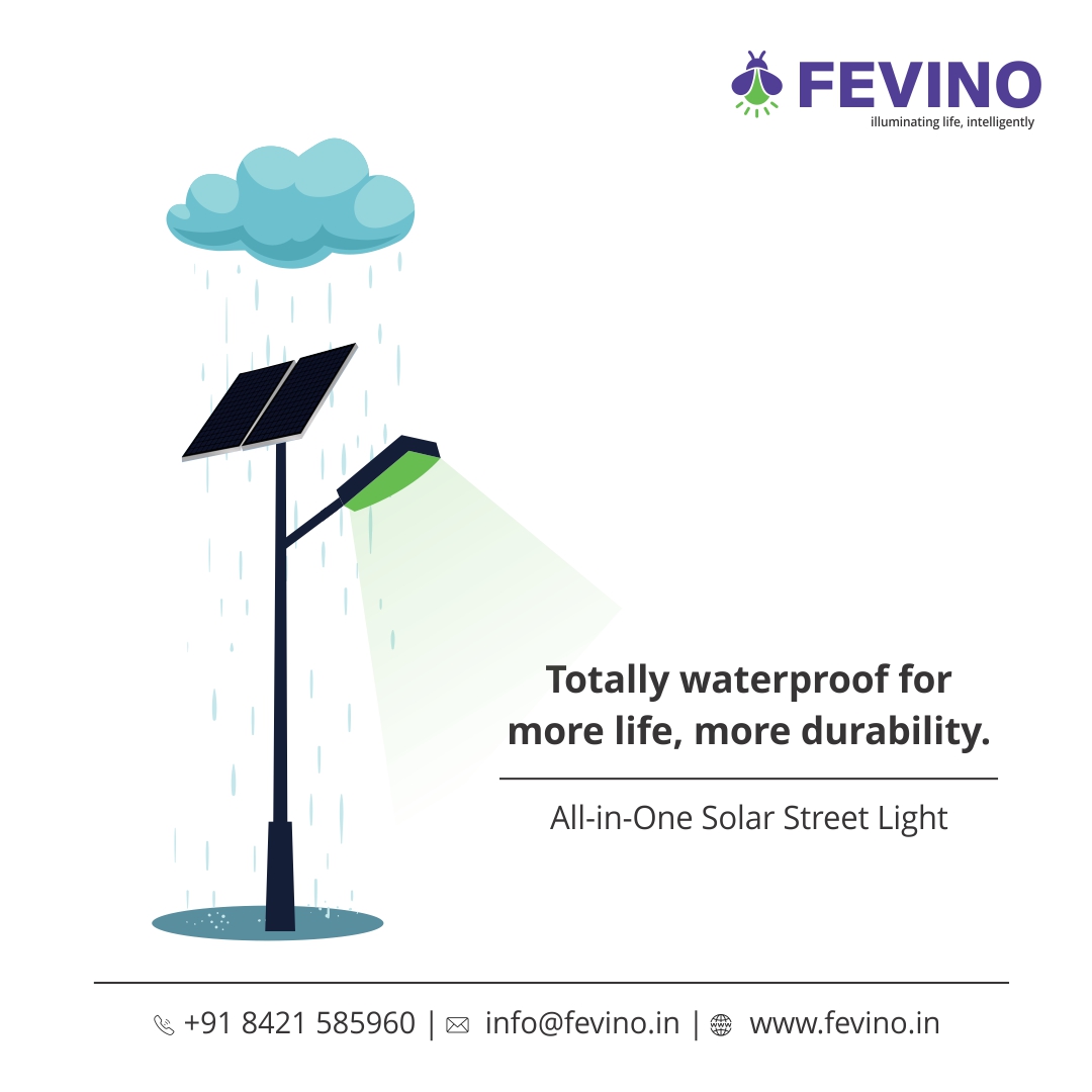 At Fevino, we are consistent with quality that conforms to (IP65 rating) industry parameters. For instance, our All-in-One Solar Street Light conforms to specified parameters to ensure long life and total safety.
#AllInOneSolarStreetlight #WaterProofSolarStreetLight #IP65Rating