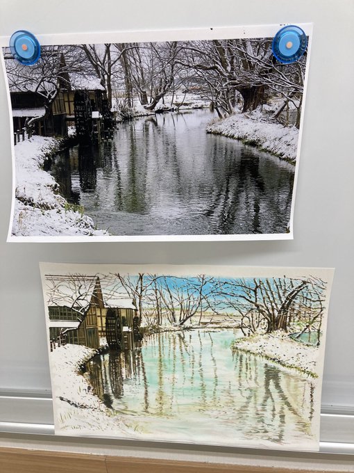 絵画 壁掛け 永森一郎 映し出す 額縁