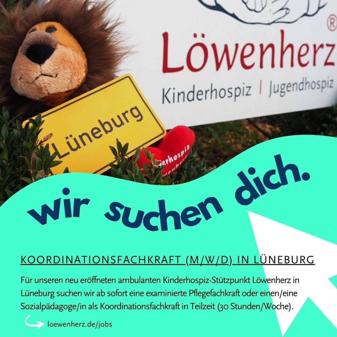 kostbar_zeit's tweet photo. Wir suchen einen/eine Sozialpädagoge/in oder examinierte Pflegefachkraft für die #Koordination an unseren ambulanten Kinderhospiz-Stützpunkt Löwenherz in Lüneburg 🦁♥️ Infos: ➡️ https://t.co/V0M7DCZz3O Pls RT https://t.co/XrO4OBP7Tr