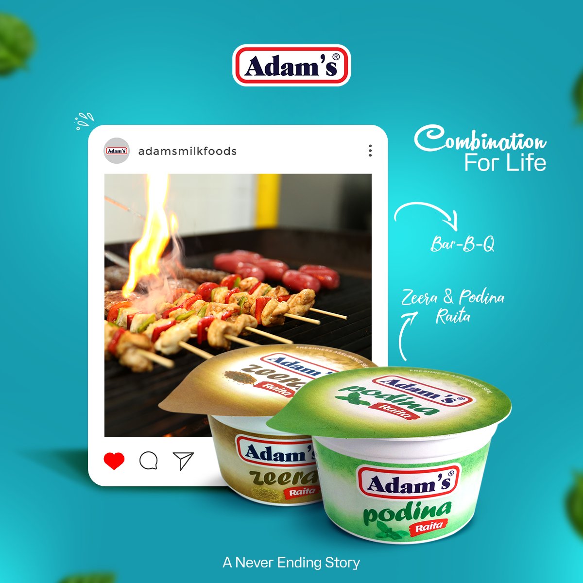 adamsmilkfoods's tweet photo. Get some BBQ action going tonight with Adam’s Podina and Zeera Raita.

#AdamsMilkFoods #Adams #Podina #Zeera #Raita https://t.co/8oZ45ZMSIH