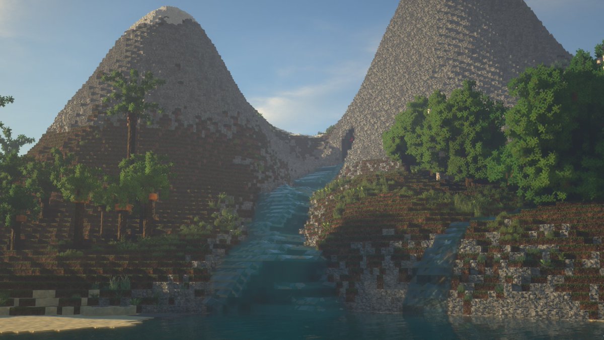 JexAdox's tweet photo. Jurassic Paradise Island (1.18.1-1.19.3+)
#minecraft #update #customworld #worldpainter #survival #mountains #volcano #datapacks https://t.co/LBk2zjWa3V