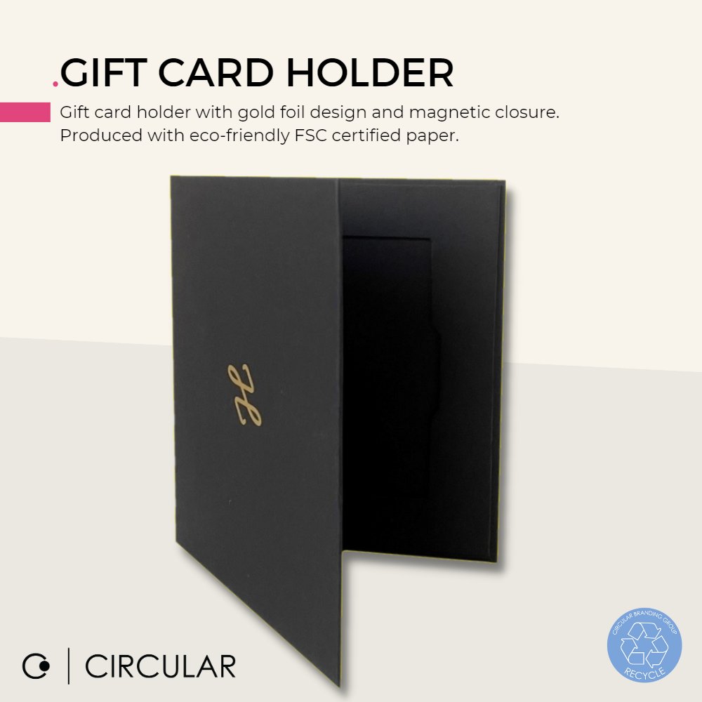 Help your customers enhance the act of gifting with bespoke, branded Gift Card Holders from Circular.

#giftcard #giftcardholder #gifting #packaging #ecopackaging #branding #brandlabel #garmentbranding #clothingbranding