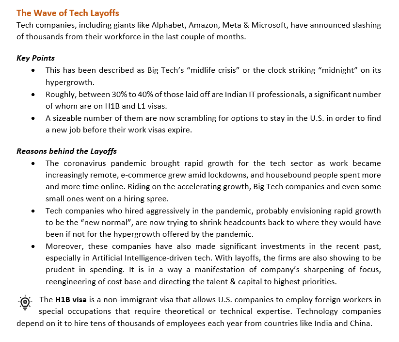 LearnConcisely's tweet photo. Summary of #TextandContext from #TheHindu for #UPSC #CivilServices #IAS #IPS 

The Wave of Tech Layoffs https://t.co/WHrRatBglB