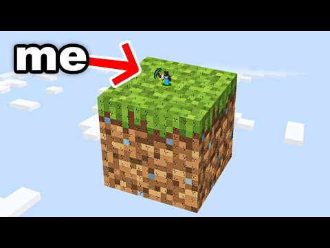 tidyhosts on X: Minecraft, But It's Only 1 GIANT Block #bionic