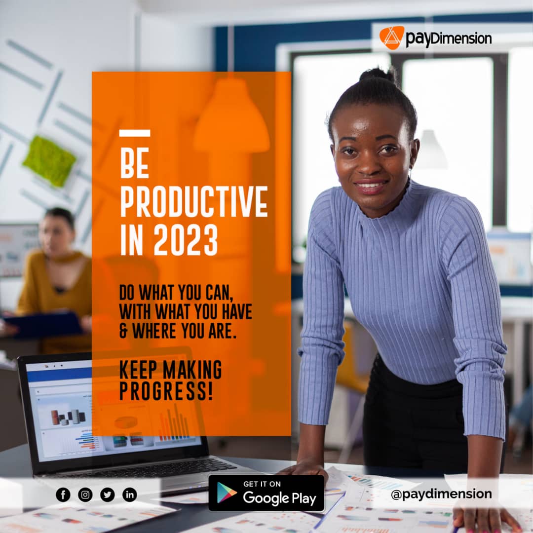 paydimension's tweet image. As the first month is brought to a wrap today, be reminded that being productive is more important than  activity.

“Focus on being productive instead of busy.” – Tim Ferriss

#paydimension
#rechargeandearn
#onlinepayments
#trendingnow
#fintech
#billpayment
#onlinepaymentsgateway