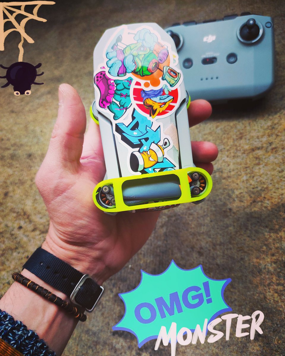 Dataclone2082's tweet photo. Dji mini2 with a diferent flavor, not for puritane. https://t.co/Th6zvHEGCR