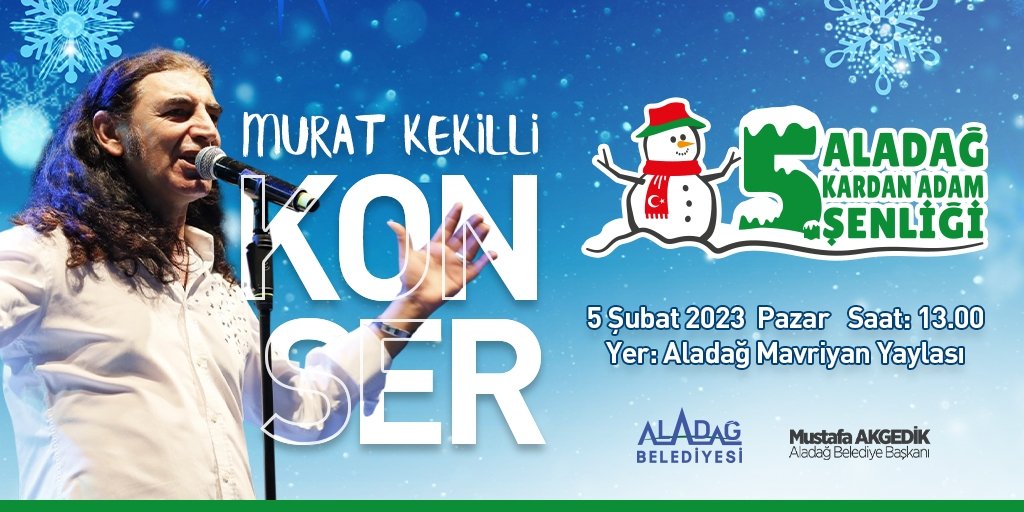 5. Aladağ Kardan Adam Şenliği'ne davetlisiniz.