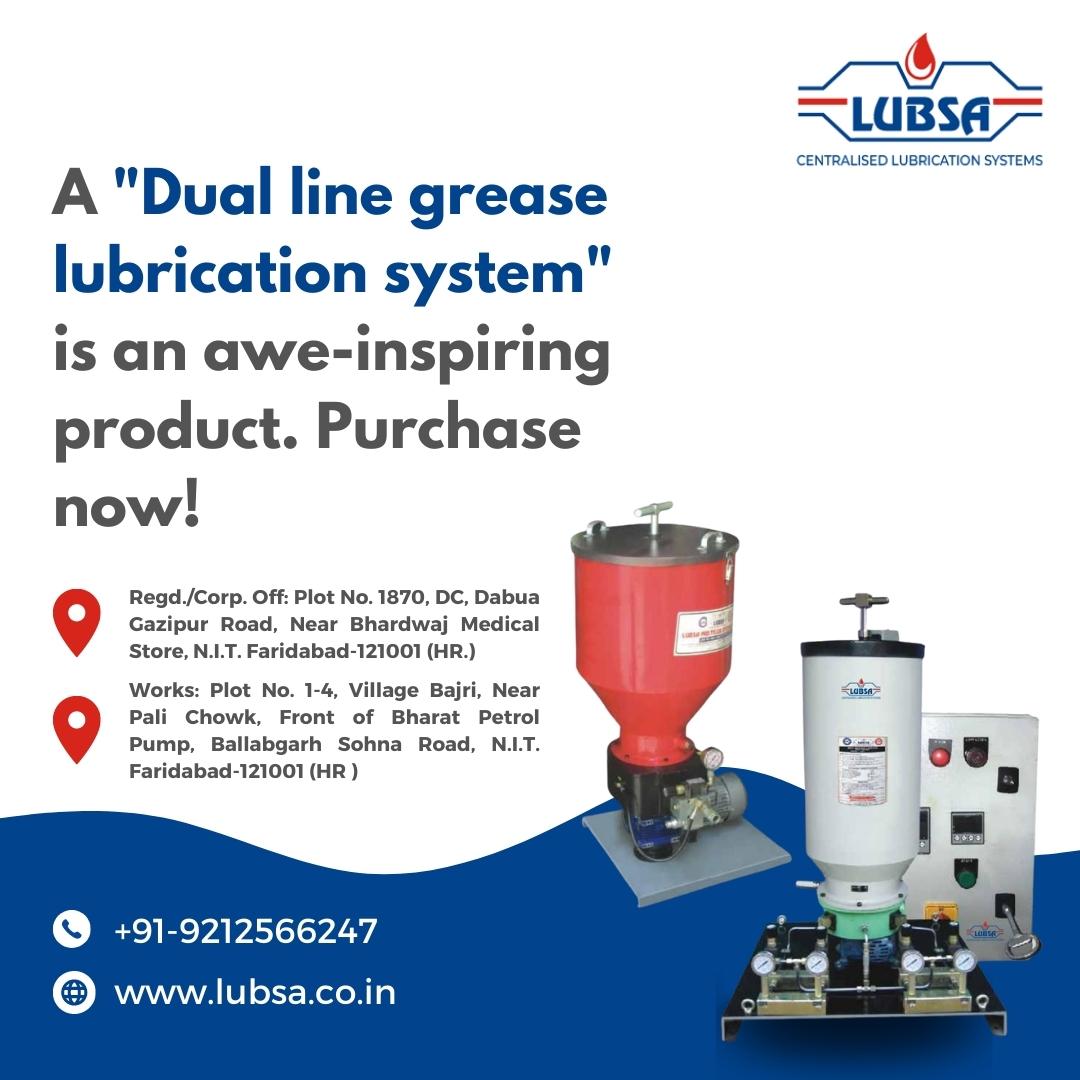 A 'Dual line grease lubrication system' is an awe-inspiring product. Purchase now!
Contact Us: +91-9212566247
#lubsa #manufacturingindustry #machine #bestproducts #pumps #manufacturer #lubrication #dualline #Duallinegrease #lubricationsystem #greaselubrication #purchasenow