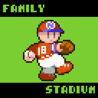 (╹◡╹) ファミリースタジアム (ナムコ)「ぴぴ」#ドット絵 #pixelart 