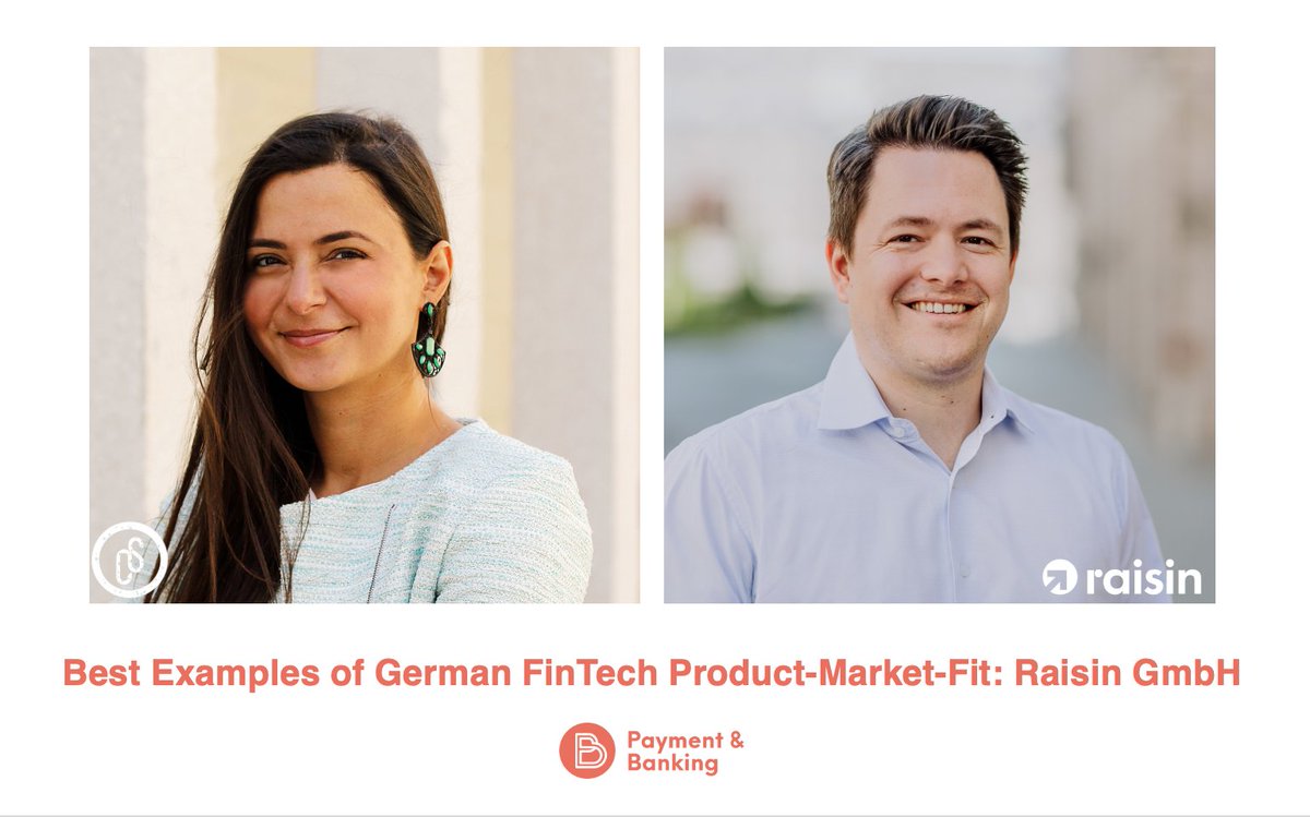 We are starting a new series called “Germany’s Best #FinTech Product-Market-Fit” with the <a href="/paymentbanking/">Payment & Banking</a>  of #Germany. 

🥁Drumroll - my first guest is <a href="/MichaelTStephan/">Michael Stephan</a>, Co-Founder and COO of @Raisin_EN. 

Grab a cup of coffee and read Michael’s story.

👉lnkd.in/eNueSXSr