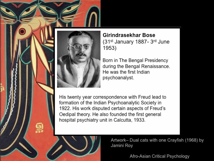 AACritPsy's tweet photo. Celebrating the life and work of psychoanalyst Girindersekhar Bose. 

#HistoryOfPsychology
#Psychoanalysis 
#IndianPsychology 
#BengalRenaissance https://t.co/f4w4gJLhYu