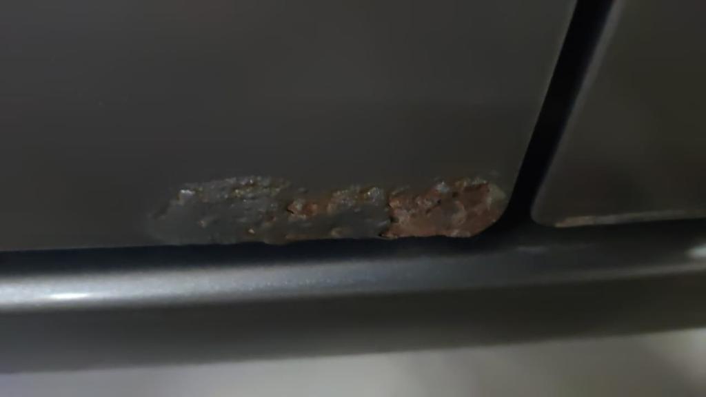StopFitz's tweet photo. @MSArenaOfficial 
Once upon a trusted company now a cheap and waste company. Sorry to say but the cheap quality material resulted in rusting within 4 years of purchase. Shame on you guys. For others be aware not to purchase such chea quality vehicle in future . https://t.co/uVgSE6RdIJ