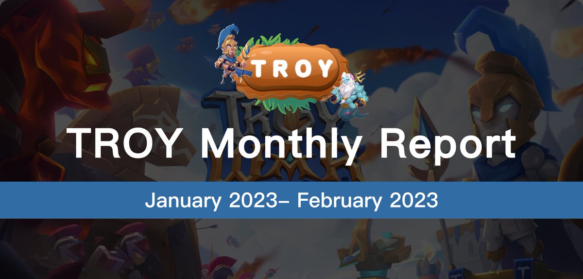 TROY_DAO's tweet photo. Check TROY Monthly Report: January 2023- February 2023 here!
💯💯💯
https://t.co/OcHmiYw4RX https://t.co/UiE78vCjcT