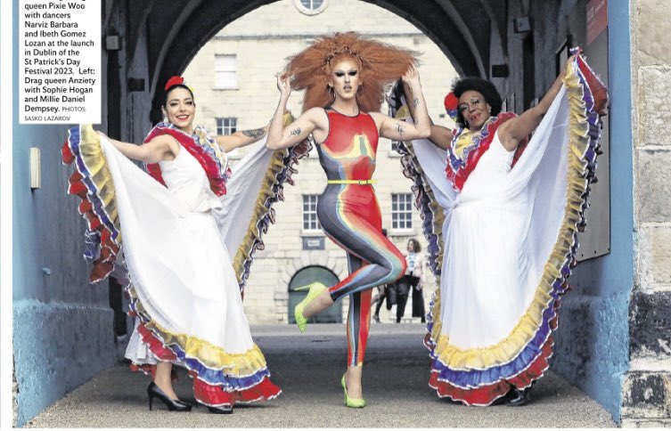Not one thing about these photos says St Patrick’s day, these are from the yesterdays official launch. 

Can't see this resonating with the visitors, what does the Tourism industry think?