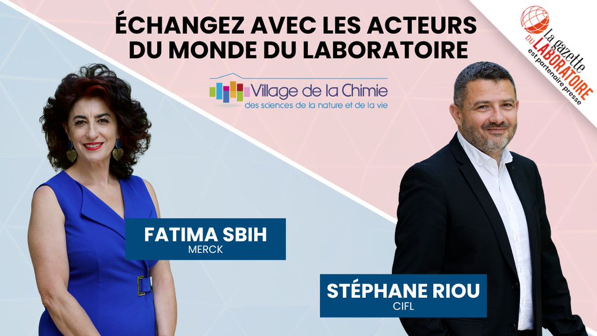 <a href="/VillageChimie/">Village de la Chimie</a> - Rencontrez Fatima SBIH, Director of Strategic Distribution Management Western Europe pour <a href="/Merck_lifesci/">Merck Life Science</a> et Stéphane RIOU, Délégué Général du <a href="/CIFLnews/">CIFL Association</a> au Village de la Chimie.

🗓️ 10 &amp; 11 février 2023
📌 <a href="/citedessciences/">Cité des sciences et de l'industrie</a> de Paris

👉 cifl.com