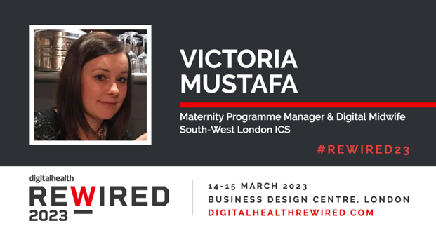 DHRewired's tweet photo. Maternity ICS Programme Manager and #digitalmidwife @MidwifeDigital has been confirmed as a new speaker on the Digital Nursing Stage at #REWIRED23
๐ปRegister here: https://t.co/HmnbClyRC4 https://t.co/fdfyTU058M