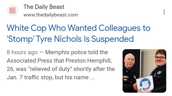 Lets make sure #PrestonHemphill NEVER gets another job EVER

Twitter - do your thing

#TyreNichols #TyreNicholsVideo