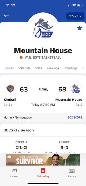 ✌🏽Way to go <a href="/MHHSMustangs/">Mountain House High</a> Mustangs Varsity Hoopers!