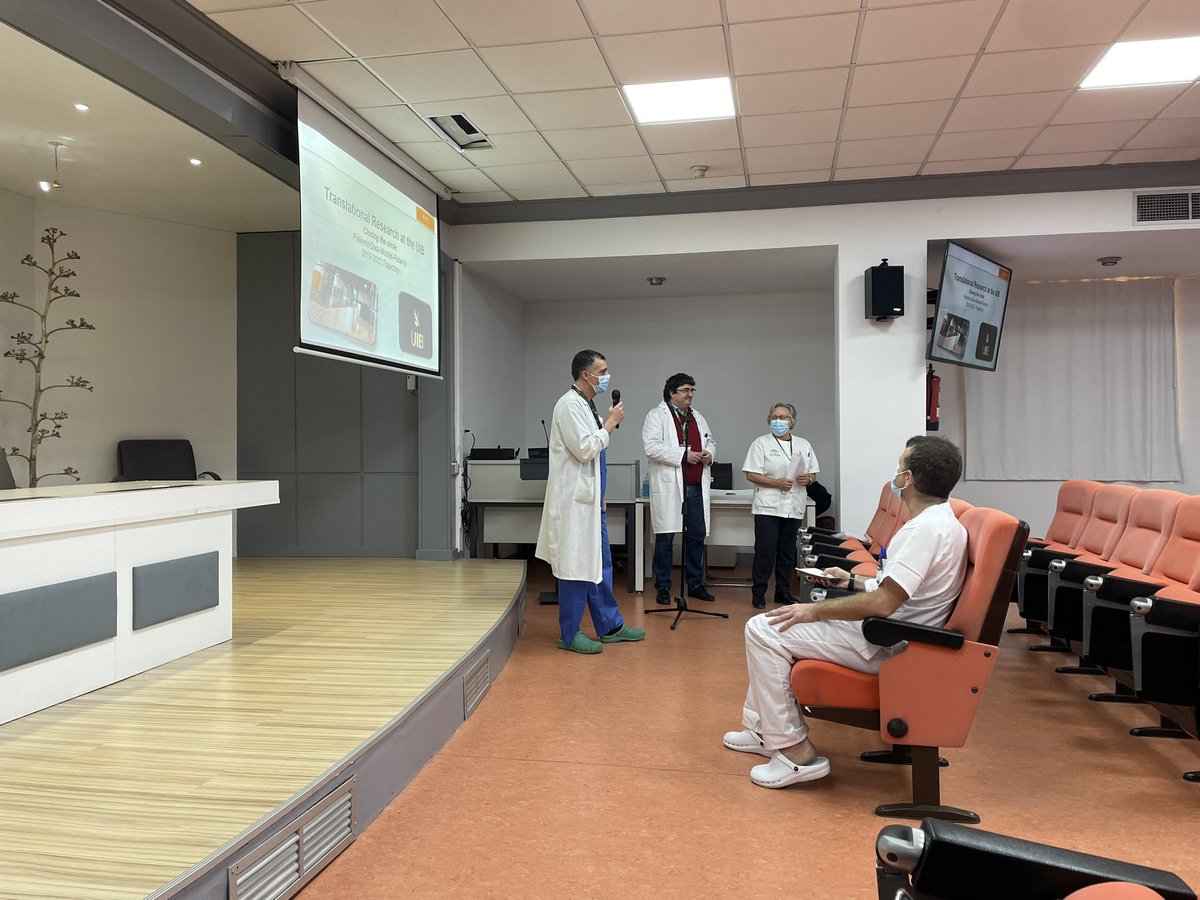 felipe_canadas's tweet photo. La investigación traslacional en la práctica clínica. Sesión clínica esencial @Juanma_Garcia_T en @TorrecardenasHU Conociendo la probabilidad de que ocurra nos da una ventaja para actuar antes. @Juanma_Garcia_T eres increíble 🔝 es poco. #NeuroTICs https://t.co/i8Bfzc8Zxe