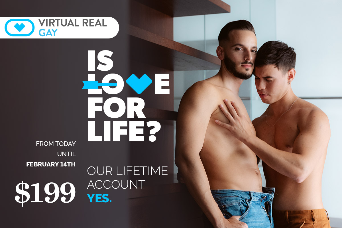 Loading… Valentine’s Day is coming ????

Because we love LOVE! #VirtualRealGay has #offers on lifetime