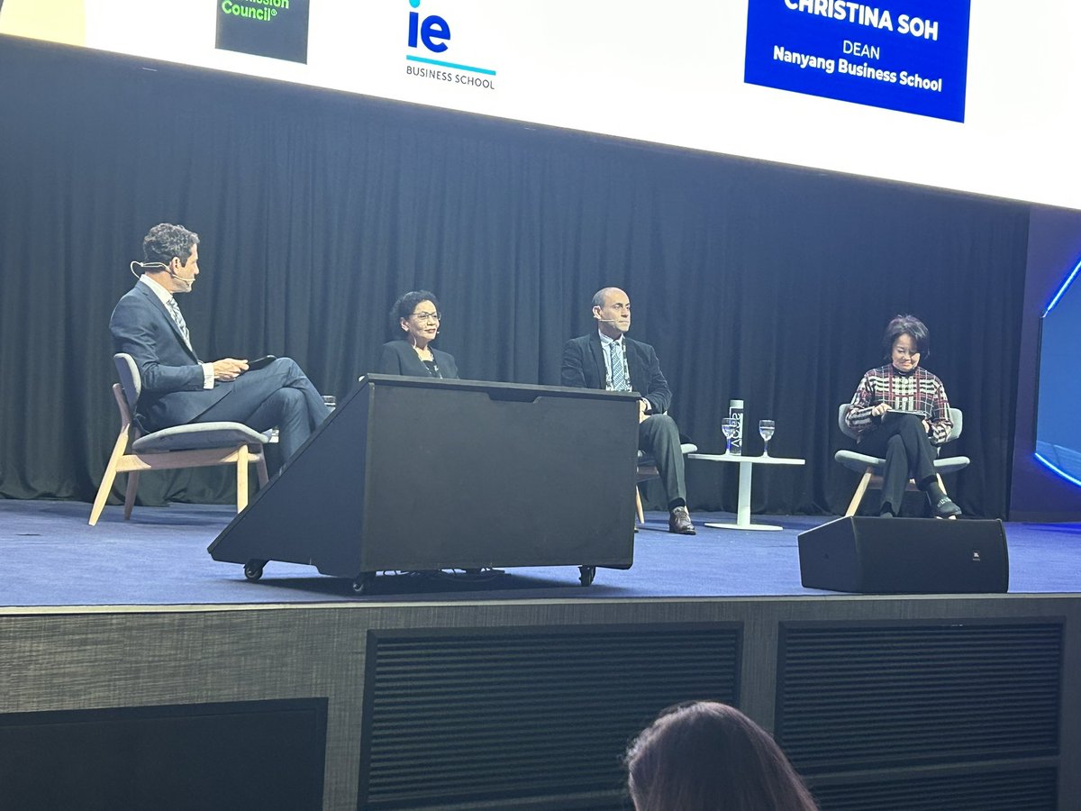 What if #businessschools balanced multiple purposes, a Dean panel at #EFMDdeans with Yolande Chan @DesautelsMcGill , Christina Soh @NanyangBizSch & @soumitradutta @OxfordSBS moderated by @NewmanLee @IEbusiness