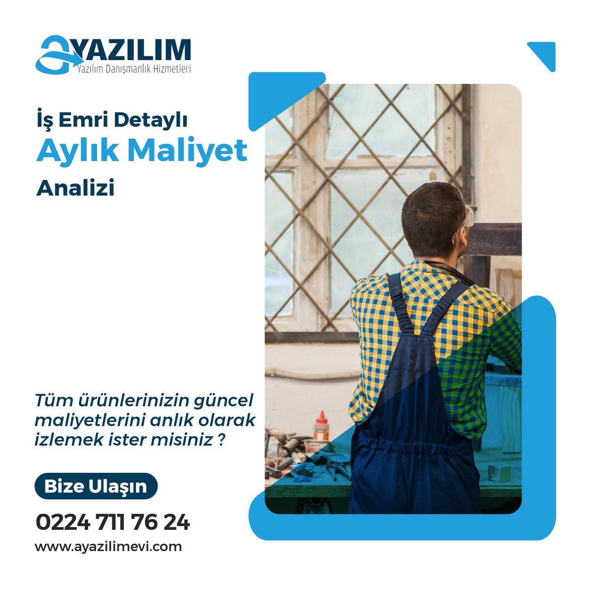 Üretilen ürünlerin ilgili ay içerisinde oluşan malzeme maliyetini, genel gider, işçilik gibi gider kalemlerinden kaynaklanan maliyetlerini iş emri bazında oluşturup, ekranlardan takip edebilmek için gelin görüşelim..
#ayazilim #mikroyazilim #ERP #muhasebeprogramı #ticarisistem
