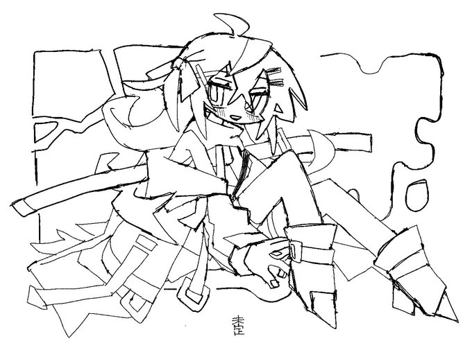 描いてる 