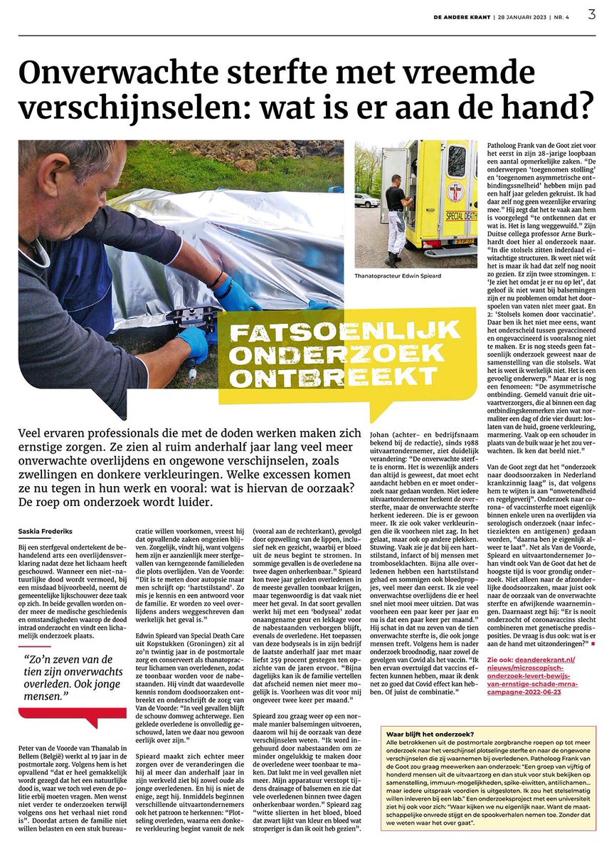 KaatjuhV's tweet image. Uit respect voor alle #plotseling doden, vind ik dat het een PLICHT is, om de #oversterfte te onderzoeken. Open, eerlijk, geen gedraai om de feiten. De nabestaanden hebben het RECHT te weten wat de echte doodsoorzaak is. #plotseling