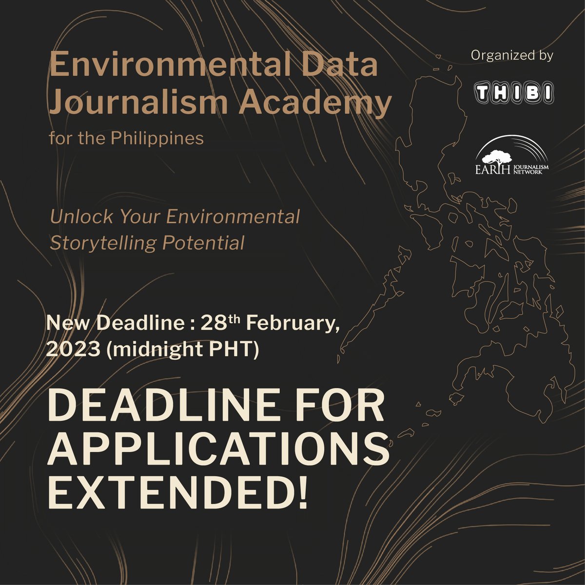 thibi_co's tweet image. Level up your environmental storytelling skills with the Environmental Data Journalism Academy. Apply now - deadline extended to Feb 28, 2023. Free program with $2000 stipend for selected Fellows! 
Learn more- bit.ly/data-j-academy

 #journalism #datastorytelling #environment