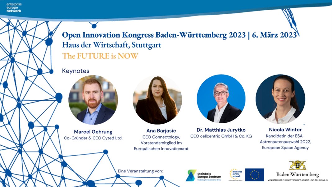 SEZ_Europa's tweet photo. Für den #OIKBW2023 anmelden &amp; auf inspirierende Themen freuen: #Mobilität, #Brennstoffzellen @klimawerk_wh #cellcentric, #Batteriespeicher #eFuels als #Treibstoff der Zukunft, #Raumfahrt, #AIbased Forschung für schnellere Erkennung &amp; Behandlung von Krebs➡️https://t.co/xdoMSNSsqB https://t.co/E15ytrtVj7