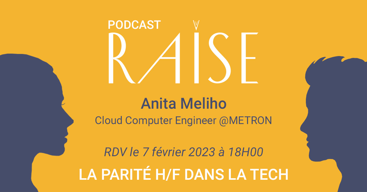 RDV mardi prochain pour découvrir l'épisode RAISE de Anita MELIHO - Cloud Computer Engineer <a href="/MetronSas/">METRON</a>.
Au programme : Un parcours basé sur des rôles modèles !
#podcast #parité #diversité
anchor.fm/raisebymobiski…