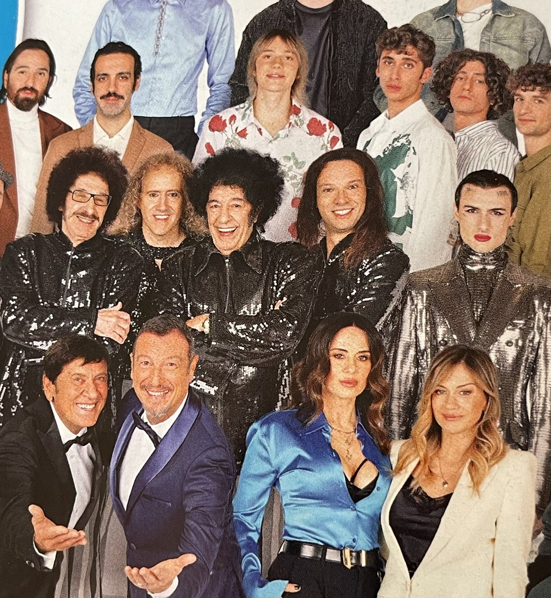 ChiaraDJ's tweet photo. Non capisco dove finiscono i Cugini di Campagna e dove inizia Rosa Chemical.
#Sanremo2023 https://t.co/7leTmj9Pkn