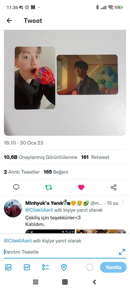 minminniex's tweet photo. @CilekliAerii Katildimm https://t.co/rRyhhK5GNV