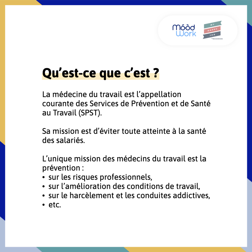 mood_work's tweet image. 🩺 Les Services de Prévention et de Santé au Travail… 🩺
Un nom bien administratif pour désigner… la médecine du travail ! Hormis la traditionnelle visite médicale, connaissez-vous son rôle ? 👀

À retrouver dans notre #Dico QVT !
qvt.moodwork.com/fr/dico-qvt

#QVT #QVCT #médecine
