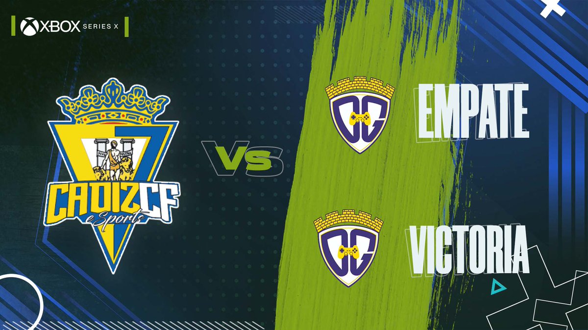 🔝 ¡Buen comienzo equipo! 

💪 Nuestros chicos de #Xbox continúan demostrando un gran estado de forma

1⃣ 0-0 🆚 <a href="/DxGuada_eSports/">C.D. Guadalajara eSports</a> 🤜🤛
2⃣ 1-2 🆚 <a href="/DxGuada_eSports/">C.D. Guadalajara eSports</a>  ✅

#VamosCádiz #FIFA23