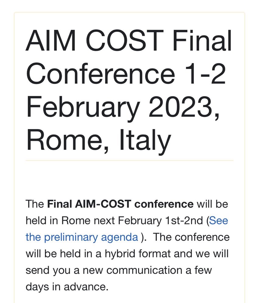 aedescost's tweet photo. The last annual #conference of @aedescost is coming soon 🤓 We are so excited to see you all tomorrow 🎉 Agenda 👉https://t.co/2EeLkzX5m1 https://t.co/1TM9xN6tcl