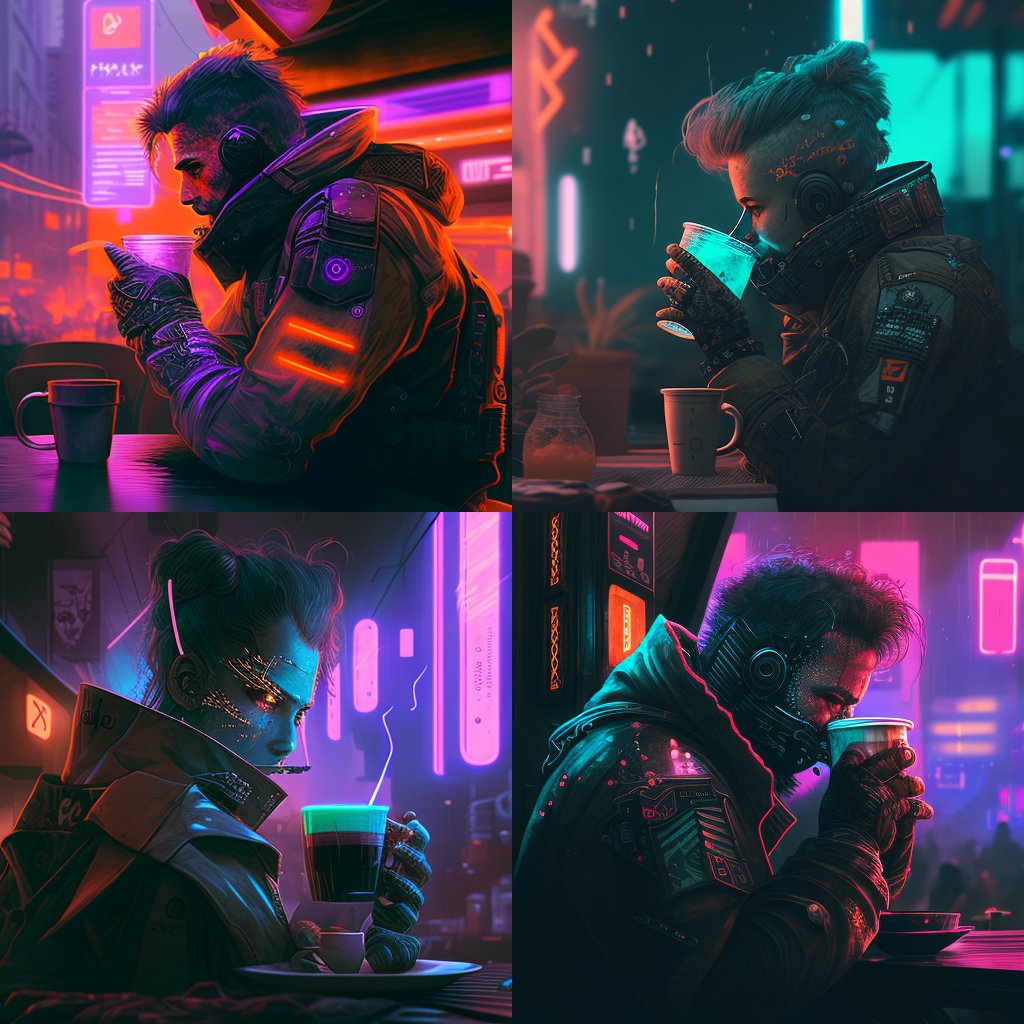 CaffeSociety's tweet photo. We used AI to generate some interesting renditions of coffee, with some interesting and beautiful results! ☕ https://t.co/aFKslxiSu9