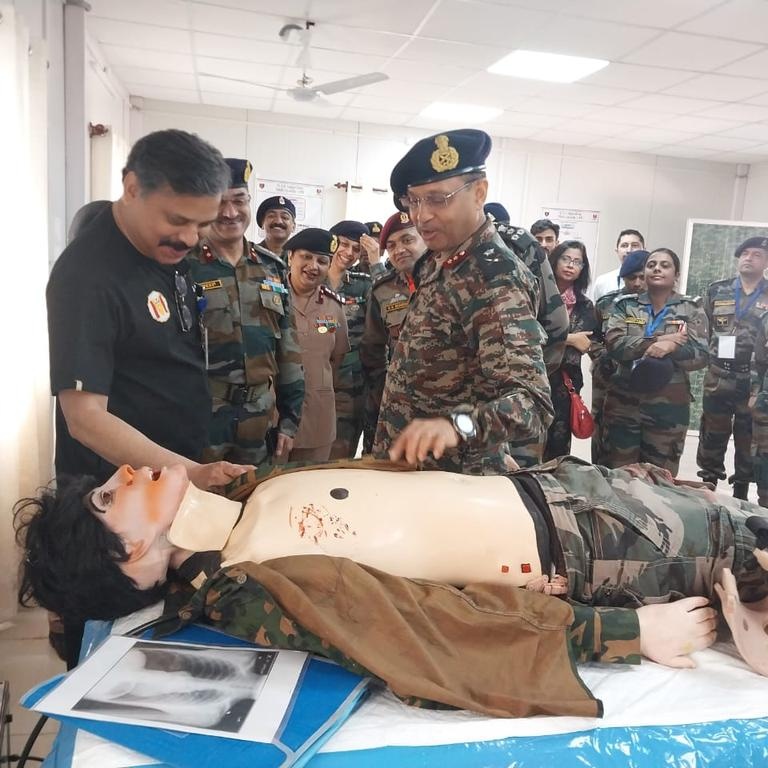 IndianMedicalS2's tweet photo. #MakeInIndia  Healthcare Trauma Simulator..... https://t.co/q90KEuVoMZ