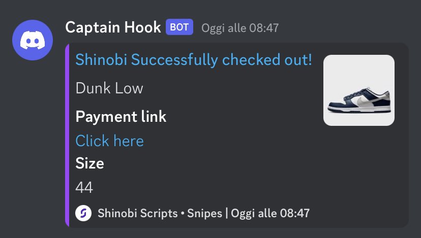 Today🕺🏻
🤖: <a href="/usnkrs/">USNKRS</a> <a href="/ShinobiScripts/">Shinobi Scripts</a> 
📡: <a href="/Lemon_Proxies/">LemonProxies</a> <a href="/TheLemonClub_/">LemonClub</a> 
👨‍🍳: <a href="/HypeHuntersEU/">HypeHunters</a> 
👨‍👨‍👦: <a href="/Limit_FnF/">LimitFnF</a> <a href="/AtomFnF/">AtomFnF</a> 
📈: <a href="/SneakersTracker/">SneakersTracker</a>
