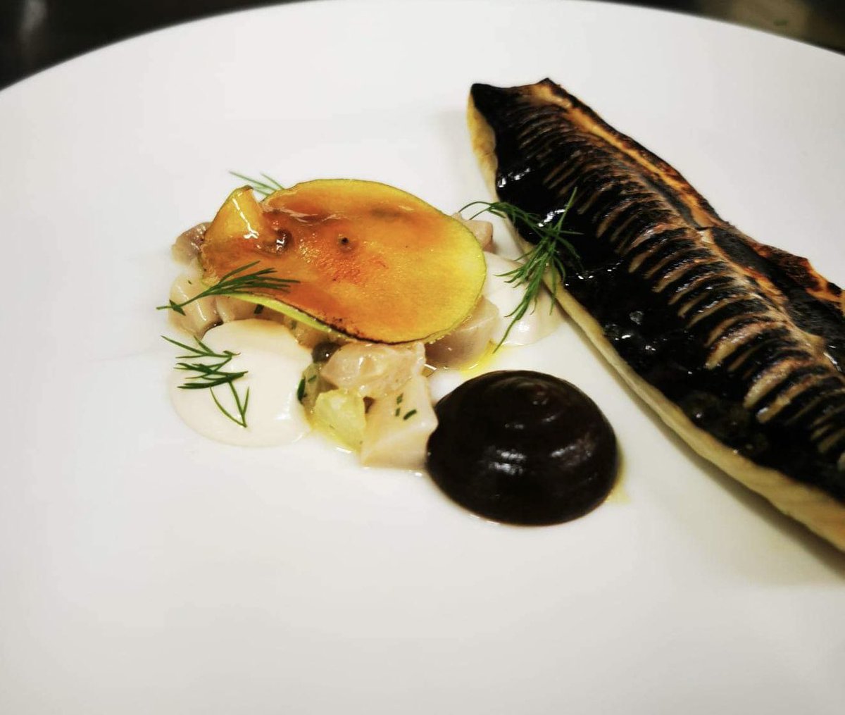 Here’s last weeks Torched Fillet of Mackerel – Apple – Lime – Coriander to tease those taste buds Rolling again from Wednesday bookings via the website routenewcastle.co.uk/route-bistro-m… #newcastle #newcastlefood @Ne1Tweets