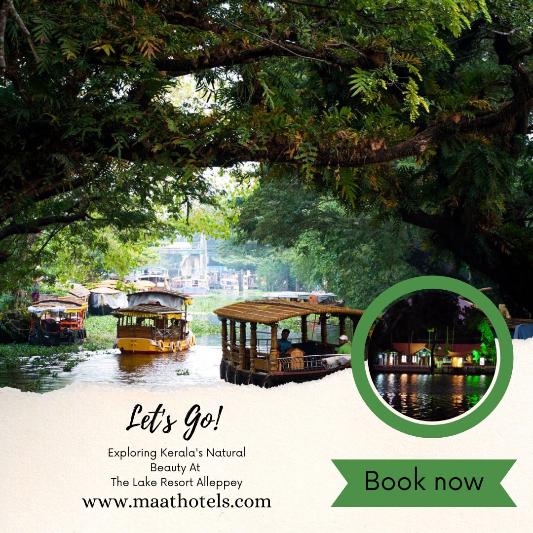 maathotels's tweet photo. We're beyond excited to introduce our newest resort, The Lake by Maat Hotels at Alleppey - come and enjoy the perfect getaway! #MaatHotels #TheLake #Alleppey #vacationmode https://t.co/9SYFF5AxuU