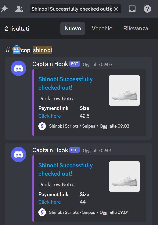 … and yesterday! 🕺🏻
🤖: <a href="/panaiobot/">PanAIO</a> <a href="/Quantum_Ext/">Quantum</a> <a href="/ShinobiScripts/">Shinobi Scripts</a> 
📡: <a href="/TheLemonClub_/">LemonClub</a> <a href="/Lemon_Proxies/">LemonProxies</a> 
👨‍🍳: <a href="/HypeHuntersEU/">HypeHunters</a> 
👨‍👨‍👦: <a href="/AtomFnF/">AtomFnF</a> <a href="/Limit_FnF/">LimitFnF</a> 
📈: <a href="/SneakersTracker/">SneakersTracker</a>